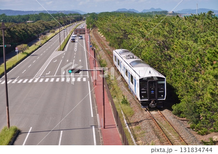 志賀島から　香椎線宇美ゆきDENCHA 131834744