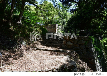 浜田城114 出丸から望む二の丸石垣 浜田城114 出丸から望む二の丸石垣 131835065