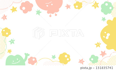 動画配信用の背景67　秋のモミジとモンスター 131835741