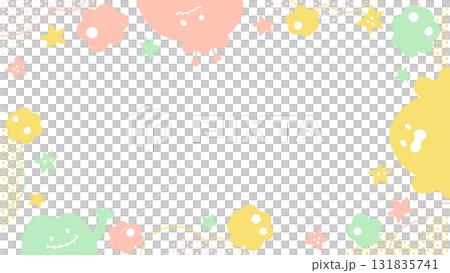 動画配信用の背景67　秋のモミジとモンスター 131835741