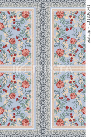 Assorted Handpainted Floral And Nature Patterned Decorative Paper Collection 131836041