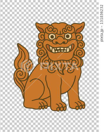 Simple Shisa illustration Simple Shisa illustration 131836232