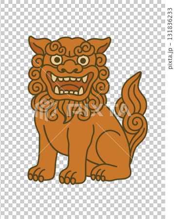 Simple Shisa illustration Simple Shisa illustration 131836233
