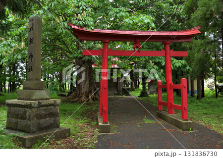 青森県北津軽郡板柳町　鳥居の鬼コ　八坂神社 131836730