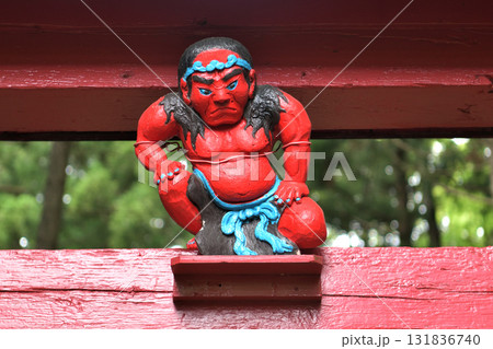青森県五所川原市　鳥居の鬼コ　稲荷神社  131836740