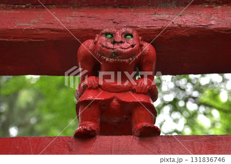青森県弘前市 鳥居の鬼コ 八幡宮 青森県弘前市 鳥居の鬼コ 八幡宮 131836746