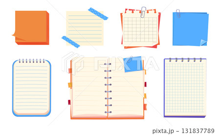 Reminders, stickers notebook clippings, stationery, planner, Notes sheet, pages. bulletin paper, lined list set, notebook office or school blank notebook for homework and exercises. Reminders, stickers notebook clippings, stationery, planner, Notes sheet, pages. bulletin paper, lined list set, notebook office or school blank notebook for homework and exercises. 131837789