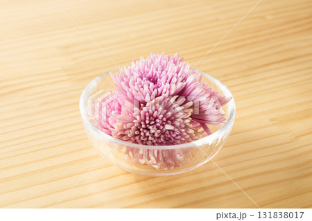 紫の食用菊のイメージ 131838017