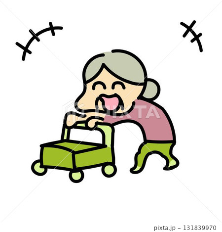 走るシリーズ・おばあちゃん2 走るシリーズ・おばあちゃん2 131839970