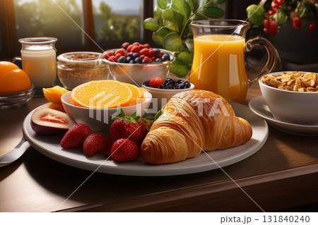 ゆっくりした休日の朝 ゆっくりした休日の朝 131840240