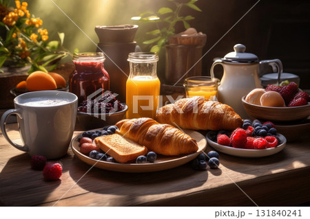 ゆっくりした休日の朝 ゆっくりした休日の朝 131840241