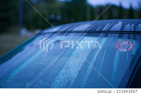 水を弾く車 水を弾く車 131841687