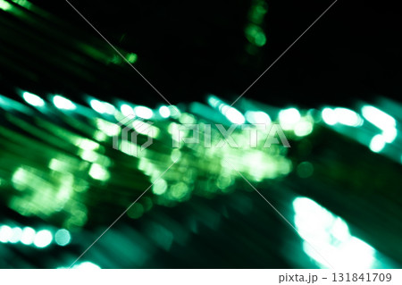 グリーンカラー系メタリックイメージのキラキラ背景素材 131841709