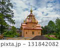 A wooden chapel on the territory of the monastery. Diveevo. Russia 131842082