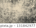 Vintage grunge overlay with cracked concrete wall and faded distressed texture 131842977
