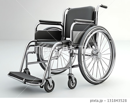 Empty Wheelchair in Minimalistic Environment, Accessible Mobility Device 131843528