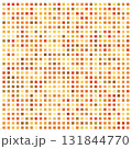 四角形ドットをランダムに配色した秋イメージの背景素材 131844770