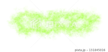 Dense toxic green smoke cloud with soft edges and transparency effect horror or sci-fi themes 131845016
