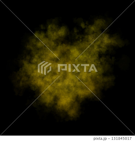 Dense yellow smoke texture on transparent background suitable for abstract backgrounds, posters, or visual effects Dense yellow smoke texture on transparent background suitable for abstract backgrounds, posters, or visual effects 131845017
