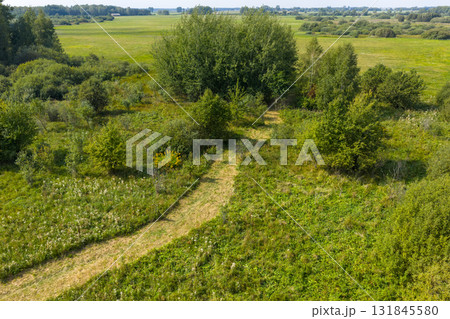 Partly abandoned meadows in autumn Partly abandoned meadows in autumn 131845580