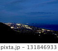 湘南平から見下ろす湘南の街並みの夜景 131846933