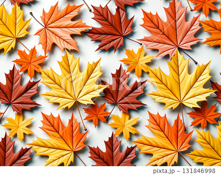 紅葉のデザインの背景素材 131846998