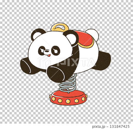 Panda swinging toy Panda swinging toy 131847425