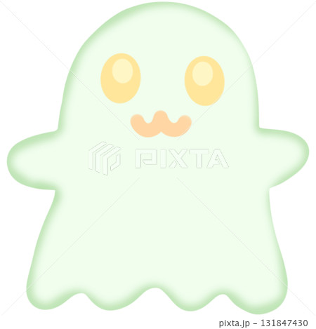 The cute ghosts in Halloween theme The cute ghosts in Halloween theme 131847430