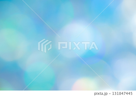 ブルーカラー系玉ボケ背景素材 ブルーカラー系玉ボケ背景素材 131847445