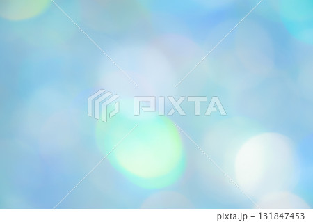 ブルーカラー系玉ボケ背景素材 131847453