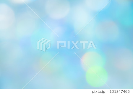 ブルーカラー系玉ボケ背景素材 131847466