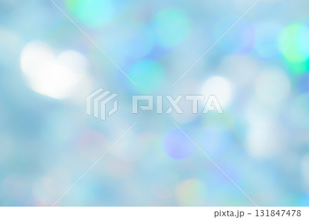 ブルーカラー系玉ボケ背景素材 131847478