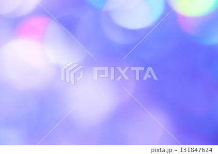パープルカラー系玉ボケ背景素材 131847624