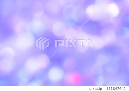 パープルカラー系玉ボケ背景素材 131847642