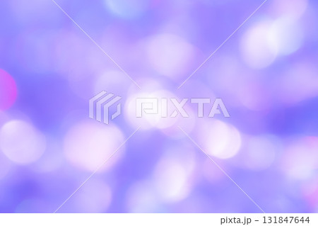 パープルカラー系玉ボケ背景素材 131847644