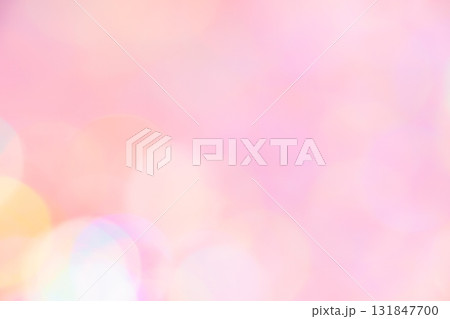 ピンクカラー系玉ボケ背景素材 131847700