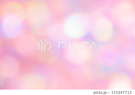 ピンクカラー系玉ボケ背景素材 131847713