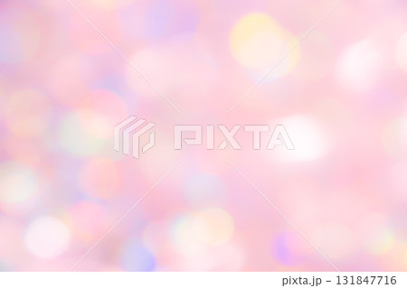 ピンクカラー系玉ボケ背景素材 131847716