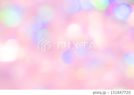 ピンクカラー系玉ボケ背景素材 131847720
