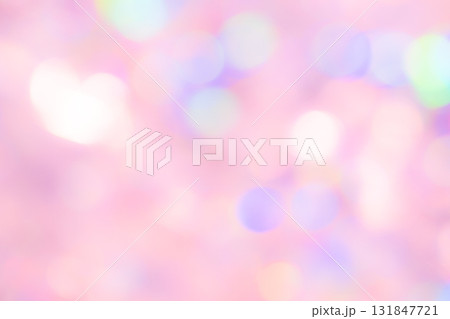 ピンクカラー系玉ボケ背景素材 131847721