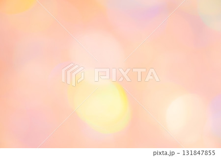 オレンジカラー系玉ボケ背景素材 131847855