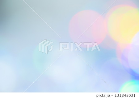 明るいグリーンカラー系玉ボケ背景素材 131848031