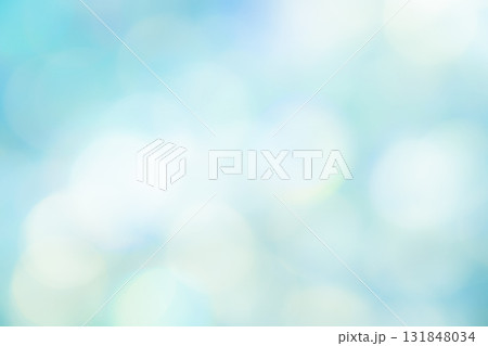 明るいグリーンカラー系玉ボケ背景素材 131848034