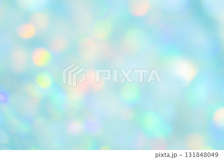 明るいグリーンカラー系玉ボケ背景素材 131848049