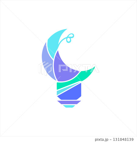 Creative light bulb logo design isolated on white background, idea and innovation concept vector design Creative light bulb logo design isolated on white background, idea and innovation concept vector design 131848139