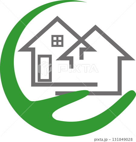 houses, real estate, real estate agent, illustration, logo, background 131849028