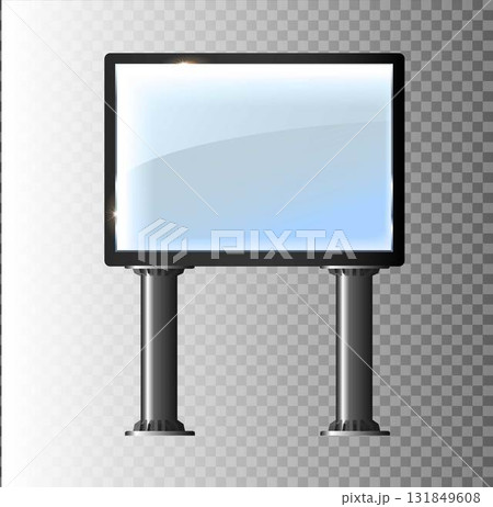 Blank white poster billboard for advertising vector design. Blank white poster billboard for advertising vector design. 131849608