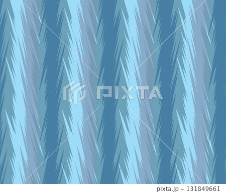 Lightning ripples line seamless pattern. Abstract striped drawn geometric ornament background.  Rough diagonal stripe lines design texture 131849661