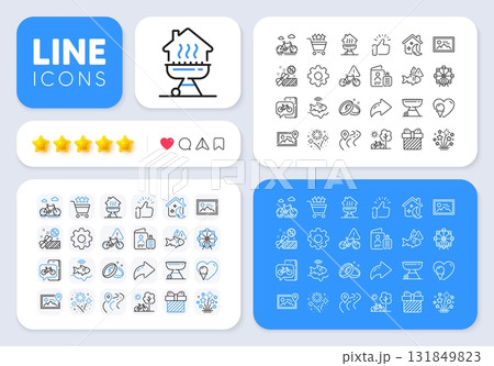 Bike attention, Sleep and Surprise line icons for web app. Message, Share, Like social media icons. Pack of Road, Fireworks stars, Fishfinder pictogram icons. Vector Bike attention, Sleep and Surprise line icons for web app. Message, Share, Like social media icons. Pack of Road, Fireworks stars, Fishfinder pictogram icons. Vector 131849823