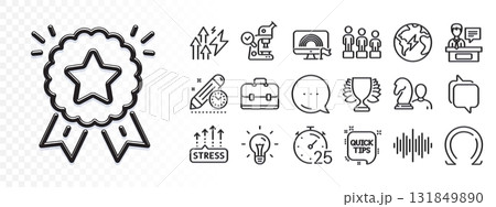Project deadline, Messenger and Idea line icons for web app. Glare of light effect. Message icon. Pack of Lgbt, Quick tips, Chess pictogram icons. Equality, Timer, Stress grows signs. Vector Project deadline, Messenger and Idea line icons for web app. Glare of light effect. Message icon. Pack of Lgbt, Quick tips, Chess pictogram icons. Equality, Timer, Stress grows signs. Vector 131849890